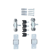 Folding barrier | Equipment for folding barrierconsisting of:2x adapter 35500A2x clamp 35500S4x roll 35500R2x set of screws